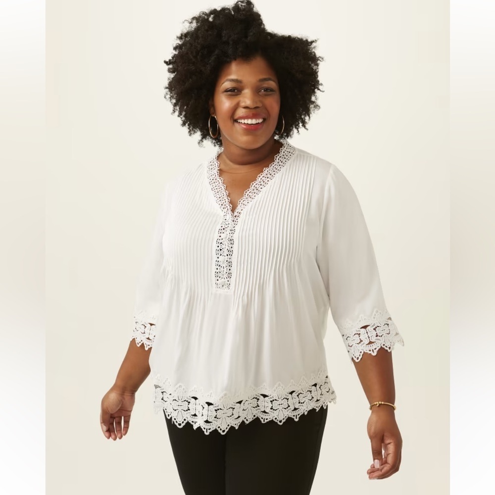 CHELSEA  & THEODORE rayon blouse